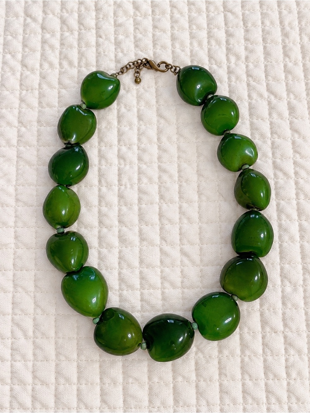 Green Statement Necklace - Women Jewelry